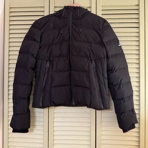 SuperDry Spirit Sports Black Puffer Jacket